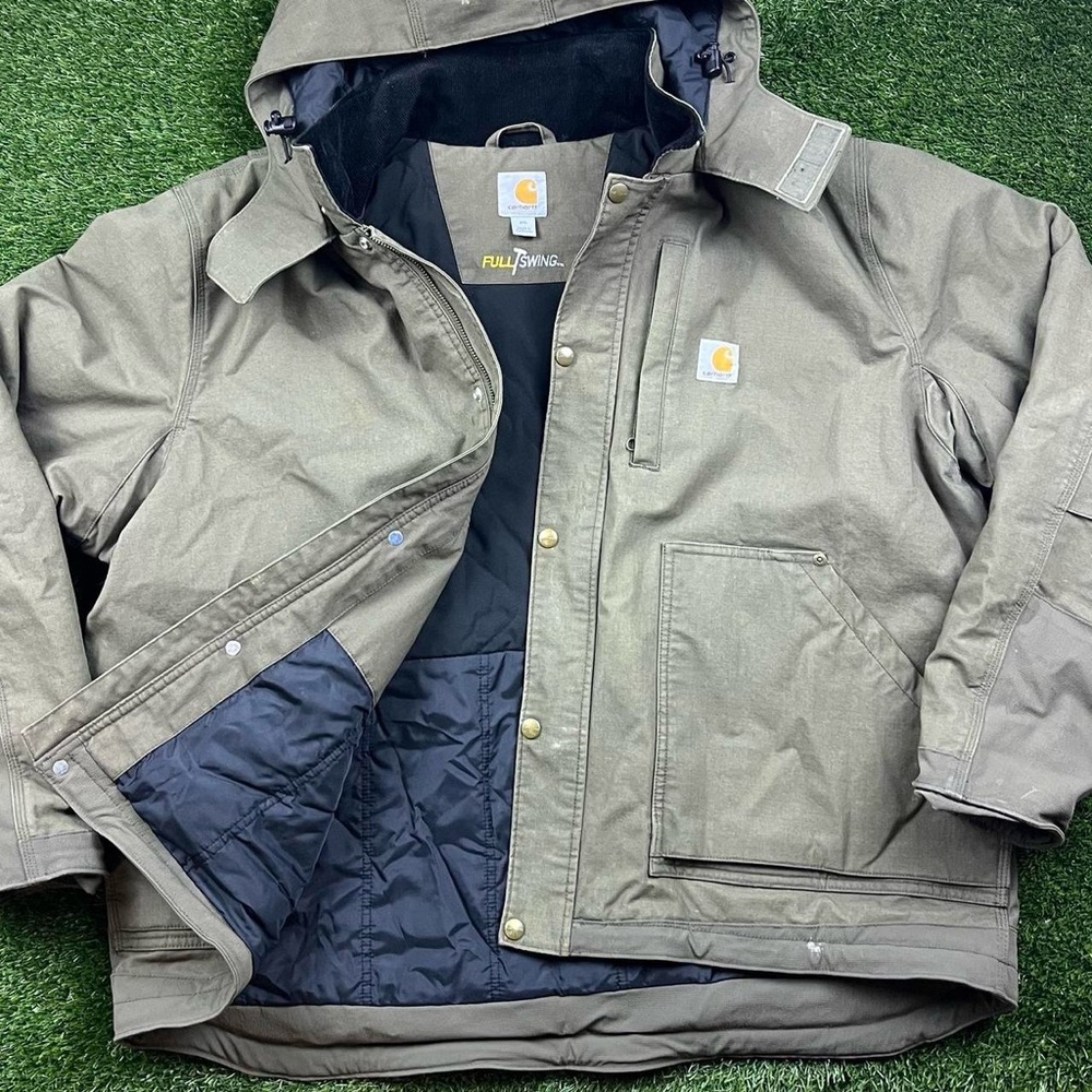 Light Olive Green Carhartt Utility Jacket
